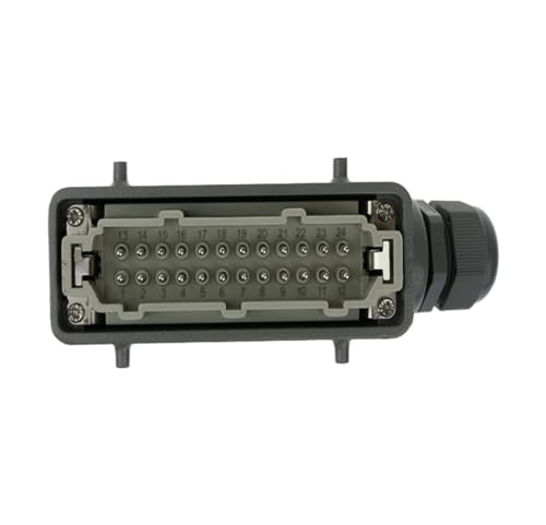 Evite fallos eléctricos con el conector rectangular H16B de 24 pines para aviación