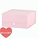 PLINJOY Pink Gift Box 8x8x4 Inches Small Gift Boxes for Presents with Magnetic Closure Lid Luxury Collapsible Gift Box Bridesmaid, Wedding, Birthday Boxs for Gift Packaging