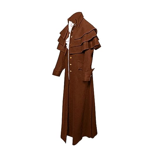 Veste Gothique Homme en tissu résistant et doublure soie avec poches de style tailcoat