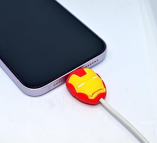 Image of J'TTON Case Cover for 18W /20W iPhone Adapter & USB-C Cable | Cute 3D Cartoon Character (Yellow I Man)