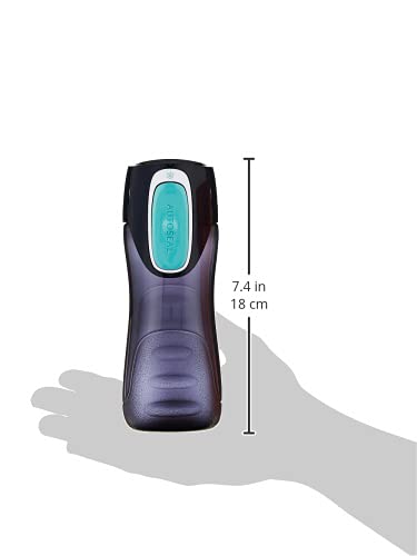 Garrafas de água Contigo Autoseal Trekker Kids, 355 ml, pacote com 2