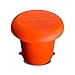 Rebar Safety Caps #3 (10 Pack) – Heavy-Duty Orange Mushroom Caps for Construction Rebar Protection, Prevent Injuries, Durable Plastic
