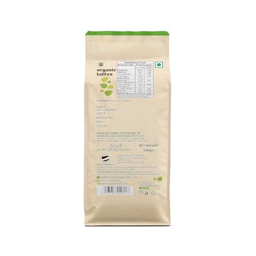 Image of Organic Tattva Red Rajma 500g | Premium Whole Kidney Beans for Curry & Daily Meals | Protein-Rich Pulses for Indian Cooking