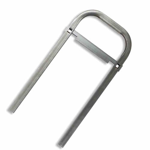 MONDELIN - Etrier Coffrage Béton Serti largeur 200 mm – Tube Carré Acier 30 mm – Compatible Linteaux, Murs, Longrines (Gris, 200 mm, Serti, Professionnel)