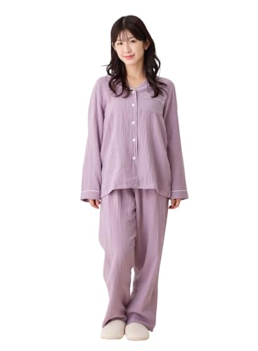 PANSELINA ガーゼパジャマ レディース L パープル