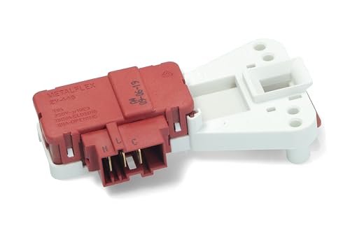 RYELDOM - Elettroserratura Lavatrice compatibile per Smeg METALFLEX ZV-446 3 Contatti, 817690310, 52X1804