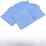 100Pcs 10 * 10 * 0.5mm Thermal Pad GPU CPU Heatsink Cooling Conductive Silicone Pad