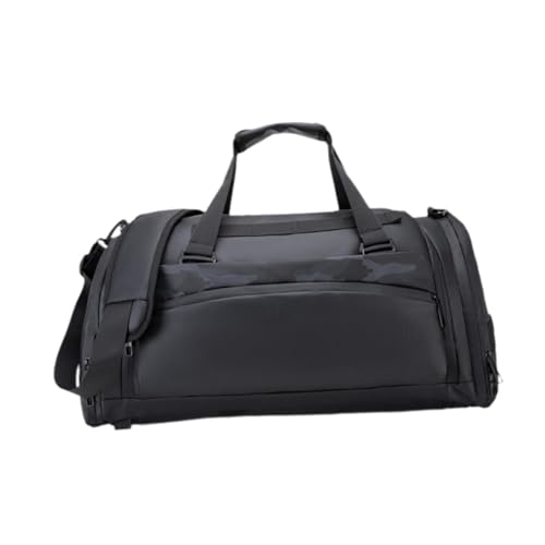 Travel Duffle Bag Gym Bag Waterproof Portable for Toiletry with Shoe Compartment Adjustable Shoulder Strap for Sports(L 59cmx30cmx27cm)