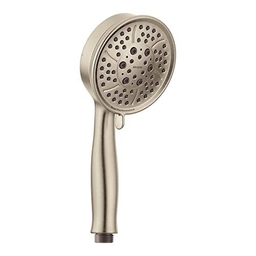 Moen Replacement Brushed Nickel 4-Function Eco-Performance Handheld Showerhead, 164927BN