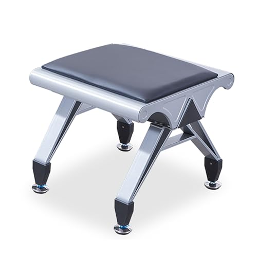 Silla de sala de espera con estructura de metal y asientos acolchados confortables