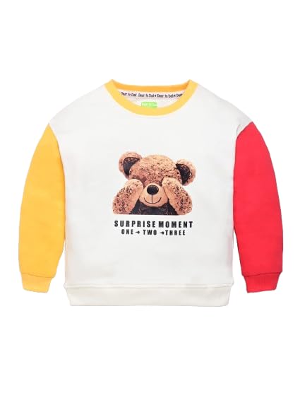 Image of Baby Boys Sweatshirt | Soft Cotton Pullover Top for Winter | Cute & Cozy Casual Wear for Kids