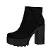 Produktbild Elara Damen Stiefeletten Chelsea Boots Chunkyrayan HQ115 Black-38