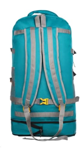 Image of 65L Heavy Duty Hiking & Trekking Rucksack Bag | Waterproof Travel Backpack with Adjustable Compression Buckles for Men & Women | Camping, Outdoor & Sports Bag (Navy Blue)