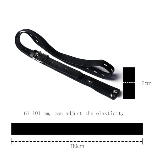 Taimei Curved Ring Flat Cage With Silicone Rod And Leather Belt, Stainless Steel Disguise Device For Men -Usha21  thumb #5