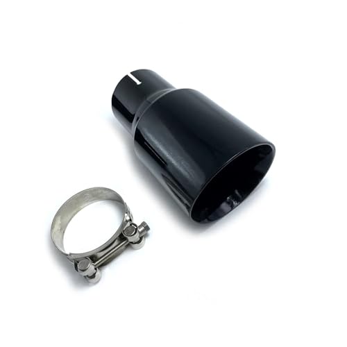 Boquilla Escape Para Mazda Para VW Para Benz 1 PC Coche Modificado Acero Inoxidable Brillante Tubo Escape Bisel Edeg Punta Silenciador Tubo Escape(ID 67mm-OD 114mm)