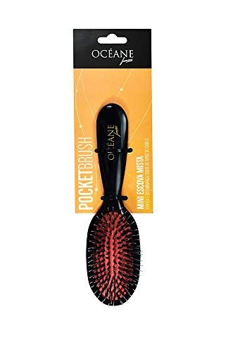 Mini Escova Mista, Océane, Preto