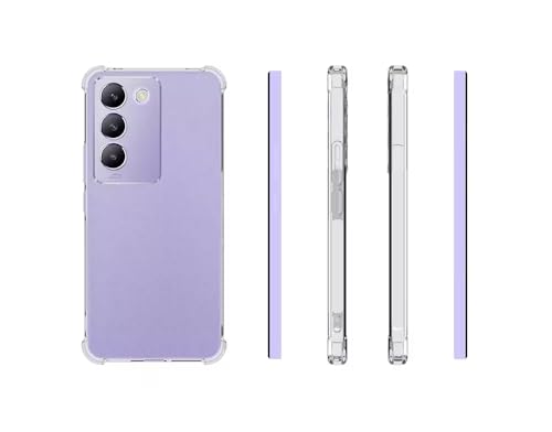 Image of CoverLine Back Cover Shockproof Silicone Protective Back Case for vivo T3 5G -Transparent