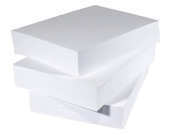 Copy Paper,A4 Size, 80 gsm, White, 500 Sheets Multipurpose Paper, For Printer Copy, Drawing, Writing, White