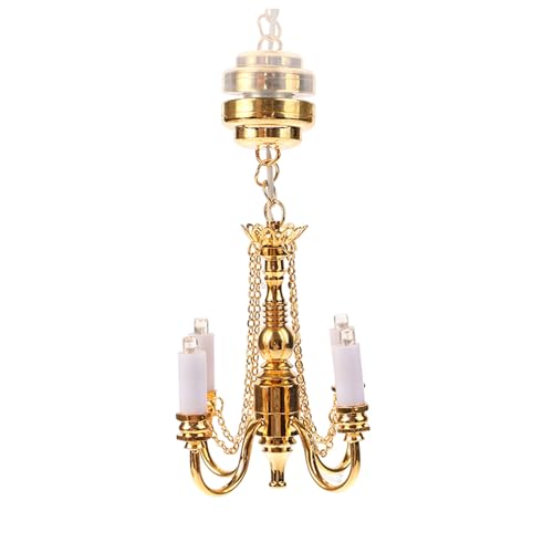 Muebles candelabros en miniatura estilo vela lámpara de techo modelo araña vintage