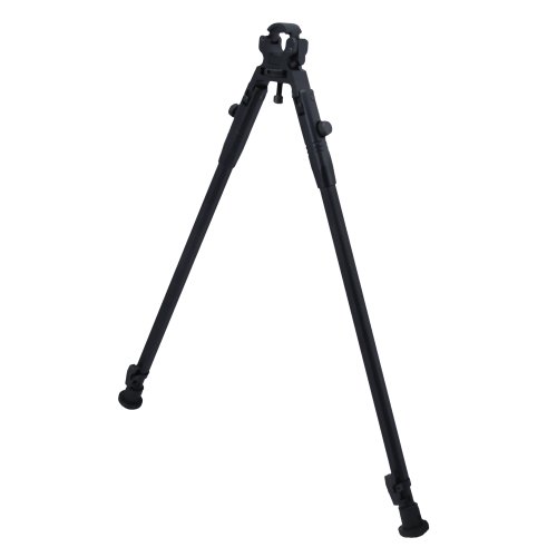 C & C Outdoor Products Tactical Hunting Clamp-On Rifle Fully Adjustable Bipod Stabilizer, Large #TOP1