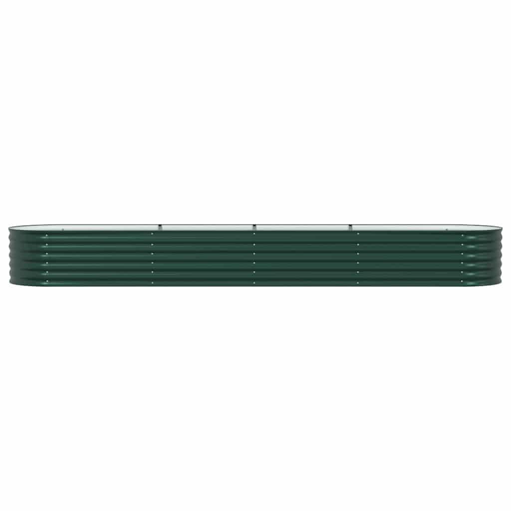 Genérico Cama elevada, 400 x 80 x 44 cm, acero | Diseño minimalista, duradero para exteriores, espacioso para hierbas flores vegetales, montaje fácil para dos personas