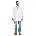 Icertag Bata de Laboratorio Unisex,médico Abrigo Abrigo de Mujer Hombre,Abrigo Blanco para...