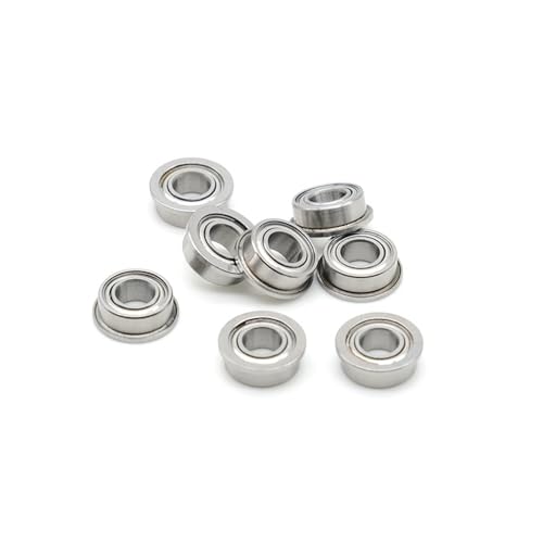 MF106ZZ 6x10x3mm Miniature Flanged MF106 Z ZZ Ball Bearings 10Pcs