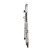 DMI Lightweight Aluminum Folding Walker with Easy Two Button Release, 5 Inch Wheels, Adjustable Height, No Assembly Needed, Silver