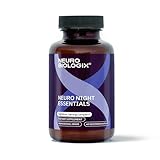 Neurobiologix Neuro Night Essentials, Calming Nighttime Formula with GABA L-Theanine Valerian Root & Magnesium, Supports Relaxation Emotional Balance & Wind-Down Routine, 60 Vegetarian Capsules