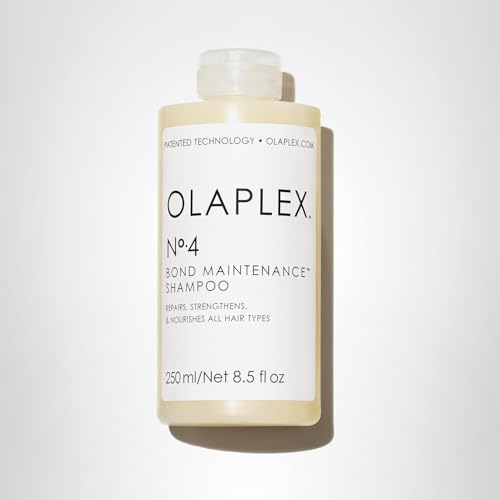Olaplex Nº.4 Bond Maintenance Hair Strengthening Shampoo: Repairs Damage & Defend Against Future Breakage | Replenishes Hydration | For Coily, Curly, Straight, and Wavy, 250 mL / 8.5 Fl. Oz.