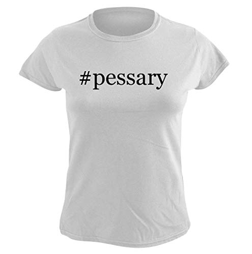 #pessary - Women's Hashtag Graphic T-Shirt, White, Large