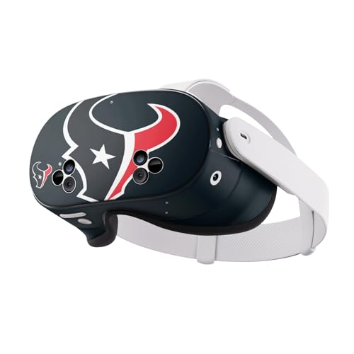 Autocollant Meta Quest 3S NFL Houston Texans Skin Vinyle pour vos Sessions VR Immersives