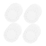 AUTSUPPL 700 Piezas Blondas de Papel Redondas de Encaje para Decoración de Mesa y Protección de Alimentos Absorbentes de Aceite para Pasteles Comida Frita y Postres