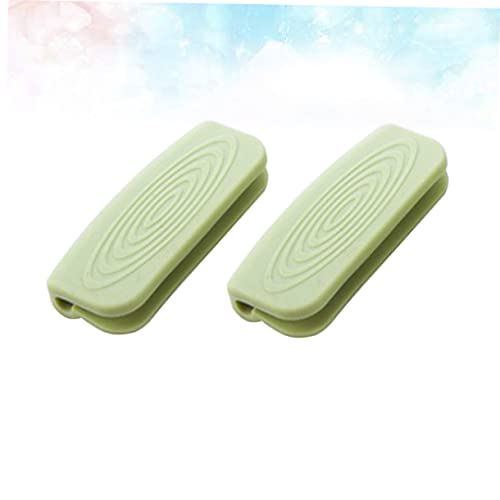 Funda para asas de olla SHOWERORO verde de 4 piezas para cocinar comodo en casa 4