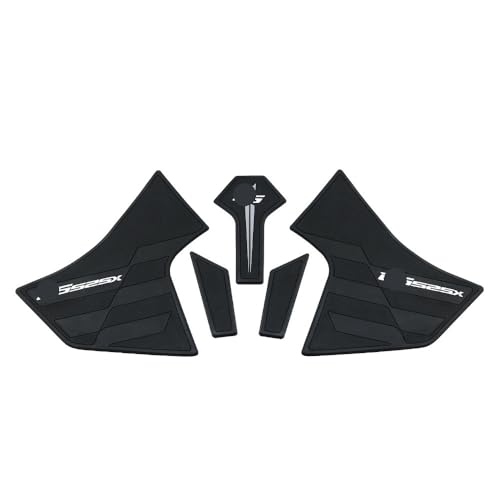 Autocollant DS525X protection de réservoir moto antidérapant Noir