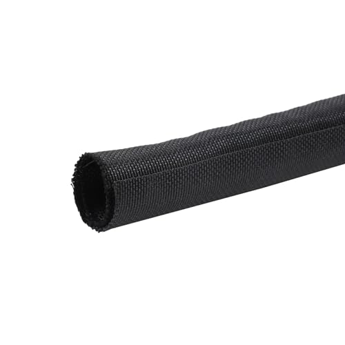 Sonoreboom Braided Wire Loom Mesh Woven Split Sleeving Sheathing for