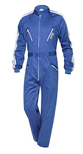 Mono De Trabajo Seguridad Manga Larga de Hombre Azul Mecanico/Electricista. Azul Azafata T.62. Ref: 122
