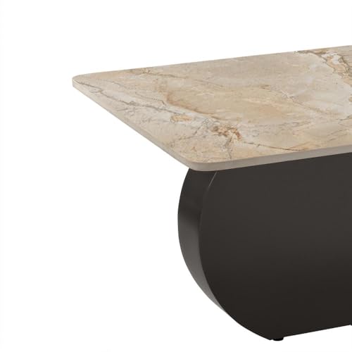 Image of Wakefit Center Table | 1 Yr Warranty | Coffee Table for Living Room Wooden, Tea Table for Living Room Wooden, Sofa Table, Free Installation from Brand, Modern Multi-Functional & Wobble-Free(Typica)