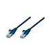 Intellinet Network Cable (10-Pack Bundle), Cat5e, UTP RJ-45 Male/RJ-45 Male, 1.0 m (3 ft.) Blue (318938-10PK)