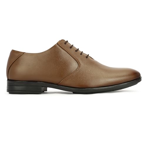 Image of Leatherful Formal Lace-up Derby Shoes for Men | Full Grain Leather | Office, Party, All Occassion | Genuine Leather | Smart Casual YKDB040