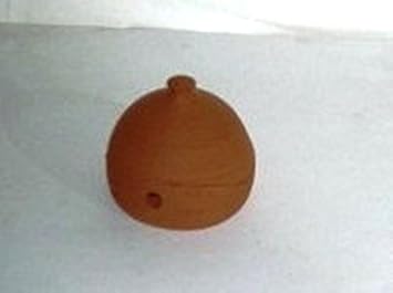 Terracotta Handmade Garlic Storage Jar sv1008a, 11 Dia 11 Centimeters H/Wall Mounted