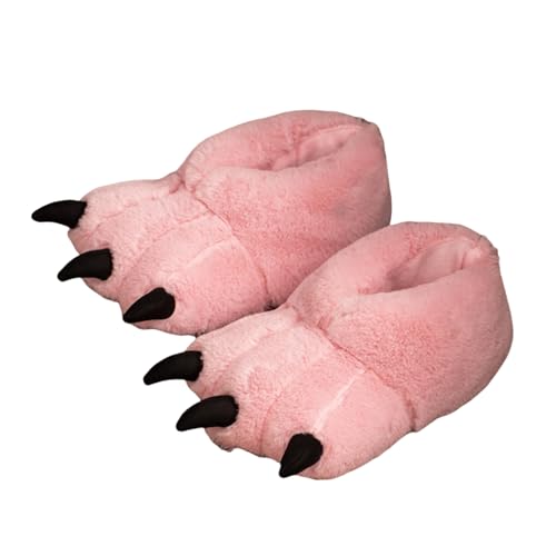 JUTONGCHANGPlush paw slippers, Monster paw Slippers, winter warm slippers, indoor silent slippers, men's women's universal slippers