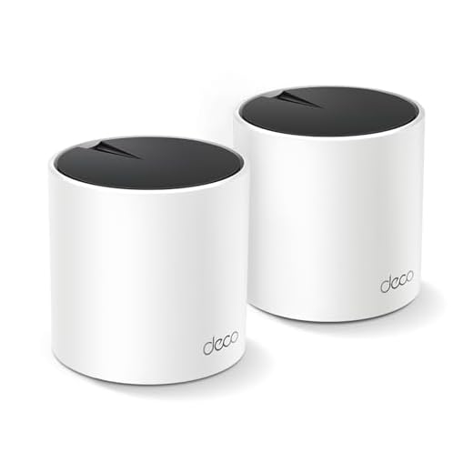 TP-Link Sistema Deco X55 AX3000 WiFi 6 Mesh – Cobre até 4500 m², substitui roteador e extensor sem fio, 3 portas Gigabit por unidade, suporta backhaul Ethernet, Deco X55 (pacote com 2)