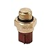 Cnfang4 Water Tank Thermostat Automotive Electric 88℃ Fan Power Radiator Temperature Sensor Switch Motocross Gold Copper for HONDA CRF250R CRF250RX CRF450RWE CRF450RX CRF450X Motorbike 1pc
