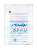 ナイロンポリ 新Lタイプ規格袋 No.13 (100枚) 巾200×長さ280㎜