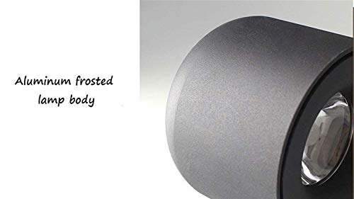Foco downlight LED interior de aluminio 5W para iluminación de paredes y techos 6