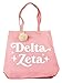 Sorority Shop Delta Zeta Retro Pom Pom Tote Bag