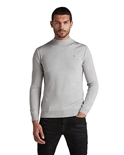 G-Star Raw Premium Core Mock Knit, Tejidos Para Hombre, Gris Micro Chip D17923-B692-C741 , Xxl G-Star Raw Premium Core Mock Knit, Tejidos Para Hombre, Gris Micro Chip D17923-B692-C741 , Xxl