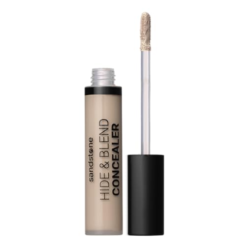 Sandstone Scandinavia Hide & Blend Concealer | Hypoallergen & Parfümfrei für empfindliche Haut | Deckt Augenringe, Rötungen und Unreinheiten ab
