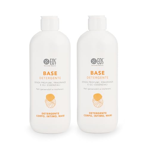 IGIENE ULTRA DELICATA: Detergente naturale senza profumo, fragranze né oli essenziali; Ideale per viso, corpo, mani e intimo; Studiato per pelli sensibili, reattive e intolleranti; Confezione doppia conveniente, adatta all’uso quotidiano di tutta la famiglia